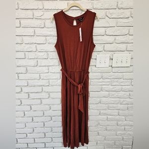 NWT Banana Republic Petite Large Jumpsuit rust orange